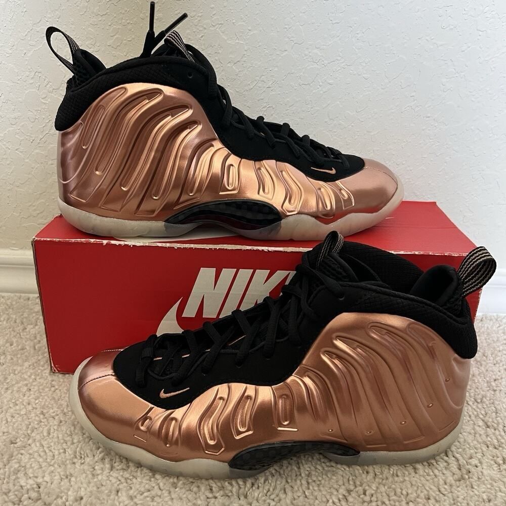 Nike Little Posite One GS Copper 2024 Lifestyle Shoes Size 7Y FZ0990-800 New